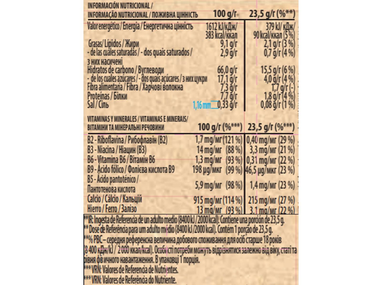 BARRA DE CEREAIS FITNESS CHOCOLATE 23.5 G image number 1