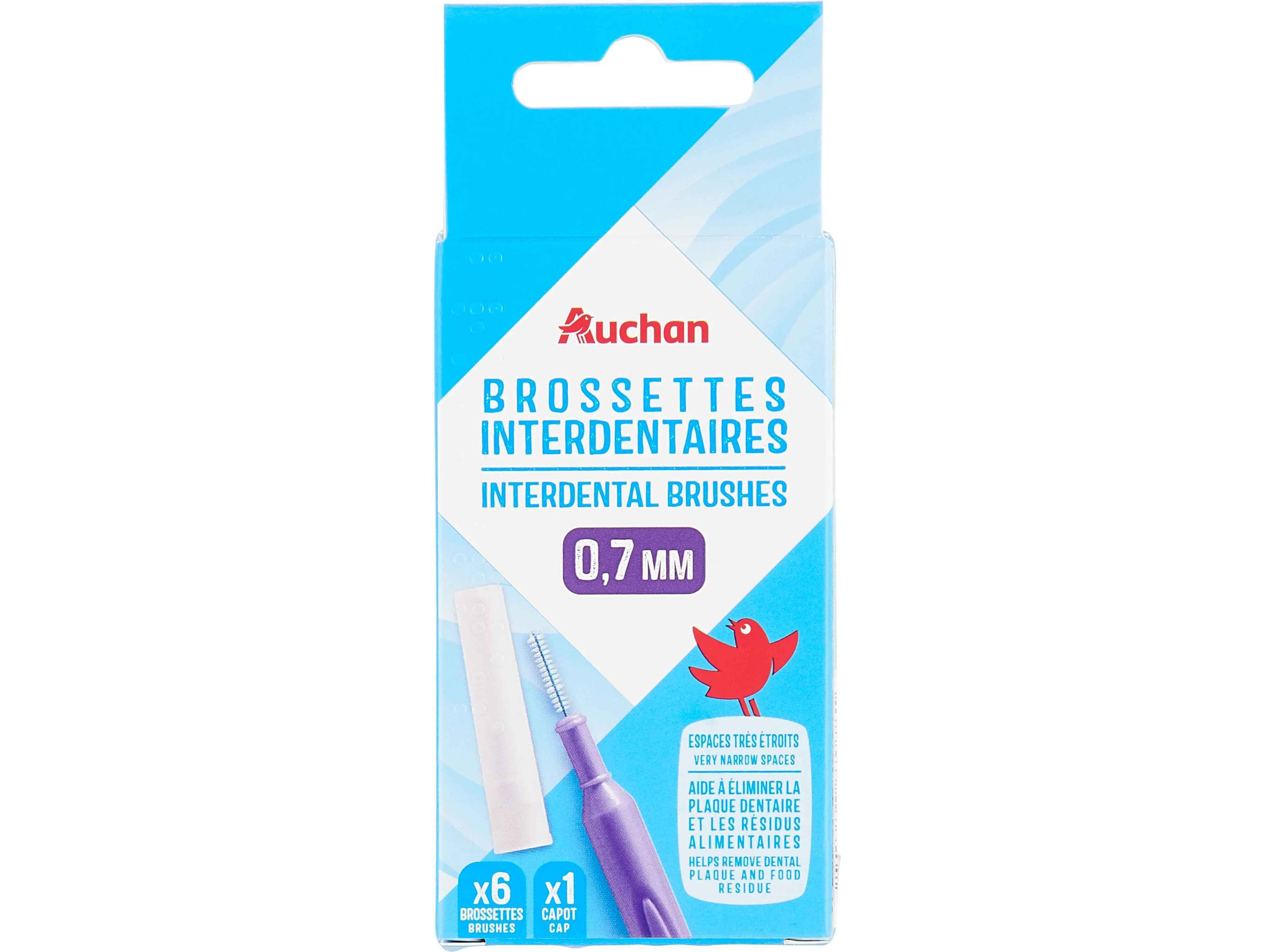 ESCOVAS AUCHAN INTERDENT&Aacute;RIAS NANO 5UN image number 0