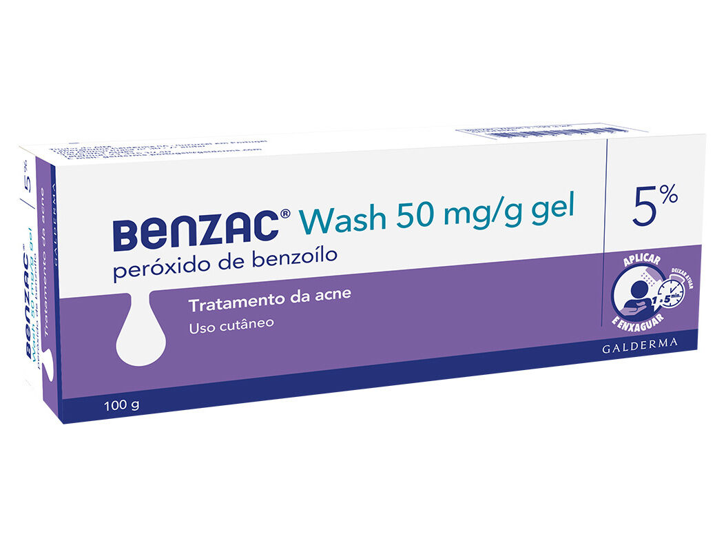 GEL BENZAC WASH 5 50MG/G 100G image number 0