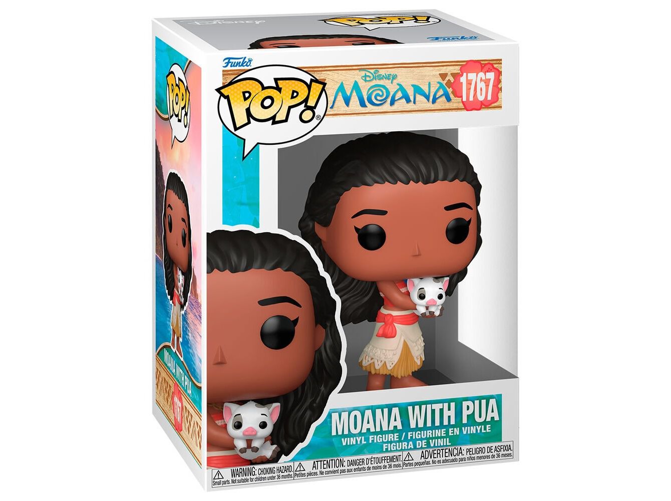 FIGURA POP! FUNKO DISNEY: MS3- MOANA W/PUA image number 0