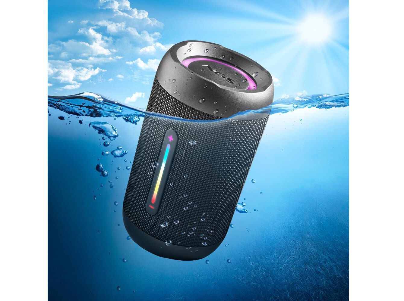 COLUNAS PORTATEIS BT NGS ROLLER FURIA 2 TINY PRETO image number 3