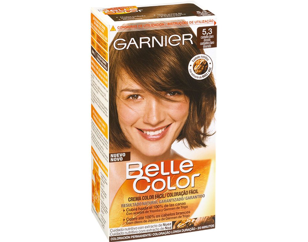 COLORA&Ccedil;&Atilde;O BELLE COLOR LONGA DURA&Ccedil;&Atilde;O N&ordm;5.3 CASTANHO CLARO DOURADO UN image number 0