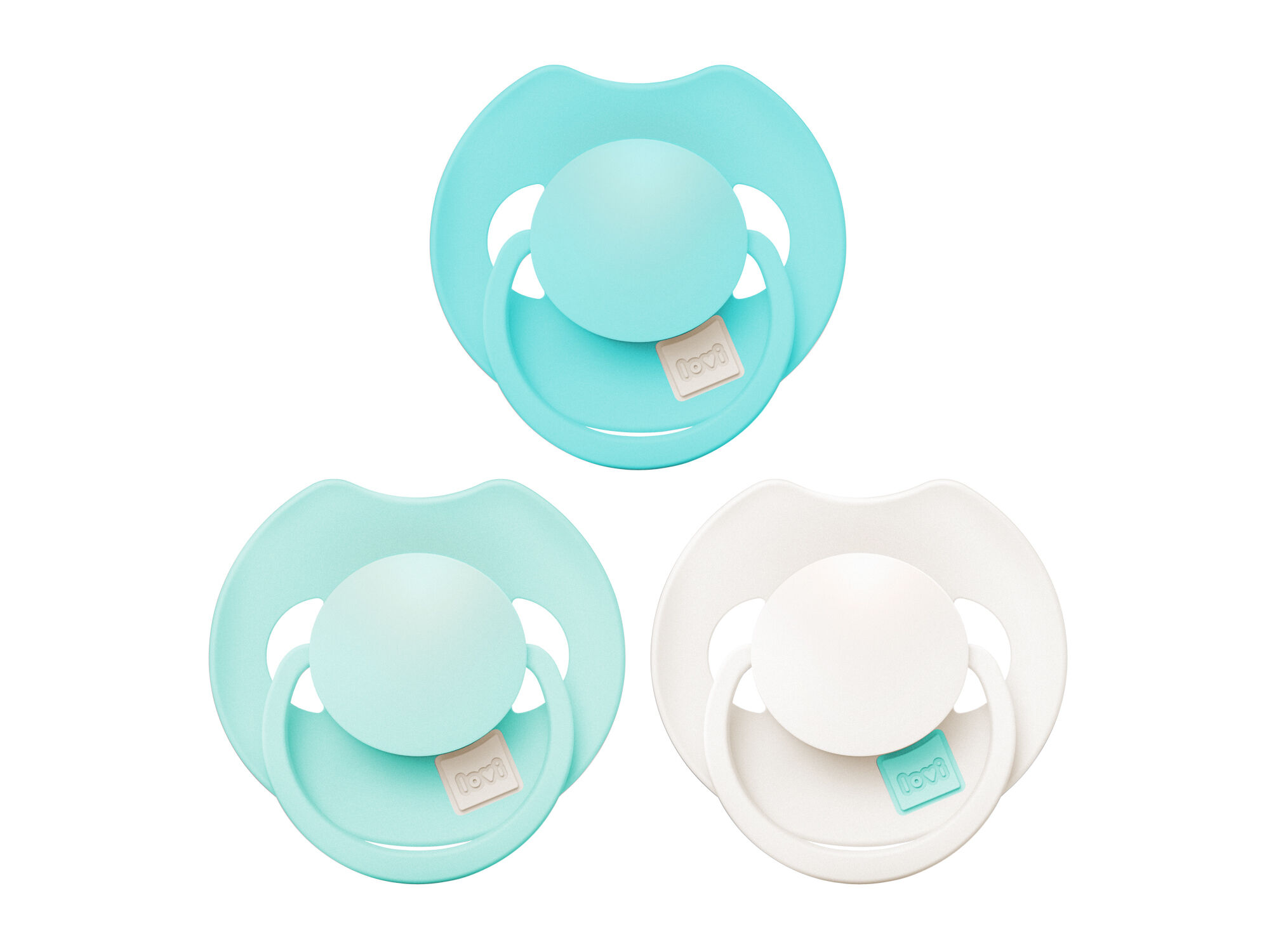 CHUPETA LOVI PRIME 6-18M AQUA 3UN image number 1