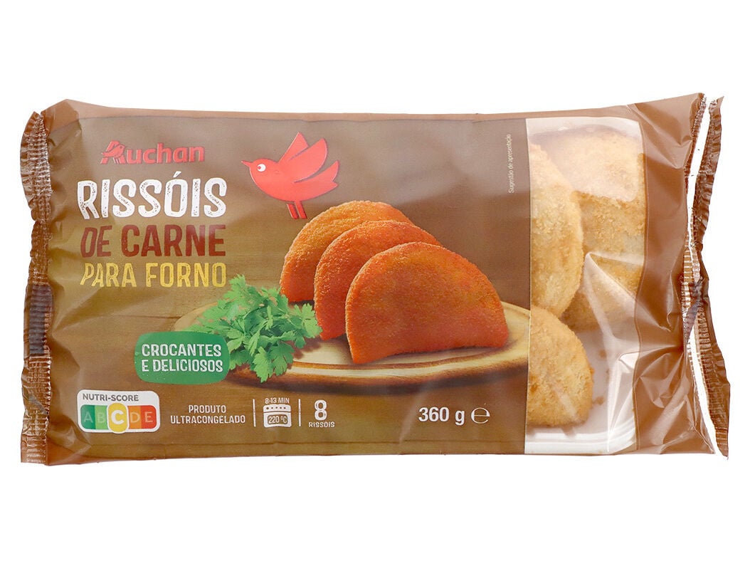 RISSOIS DE CARNE AUCHAN PARA FORNO 8UN 360G
