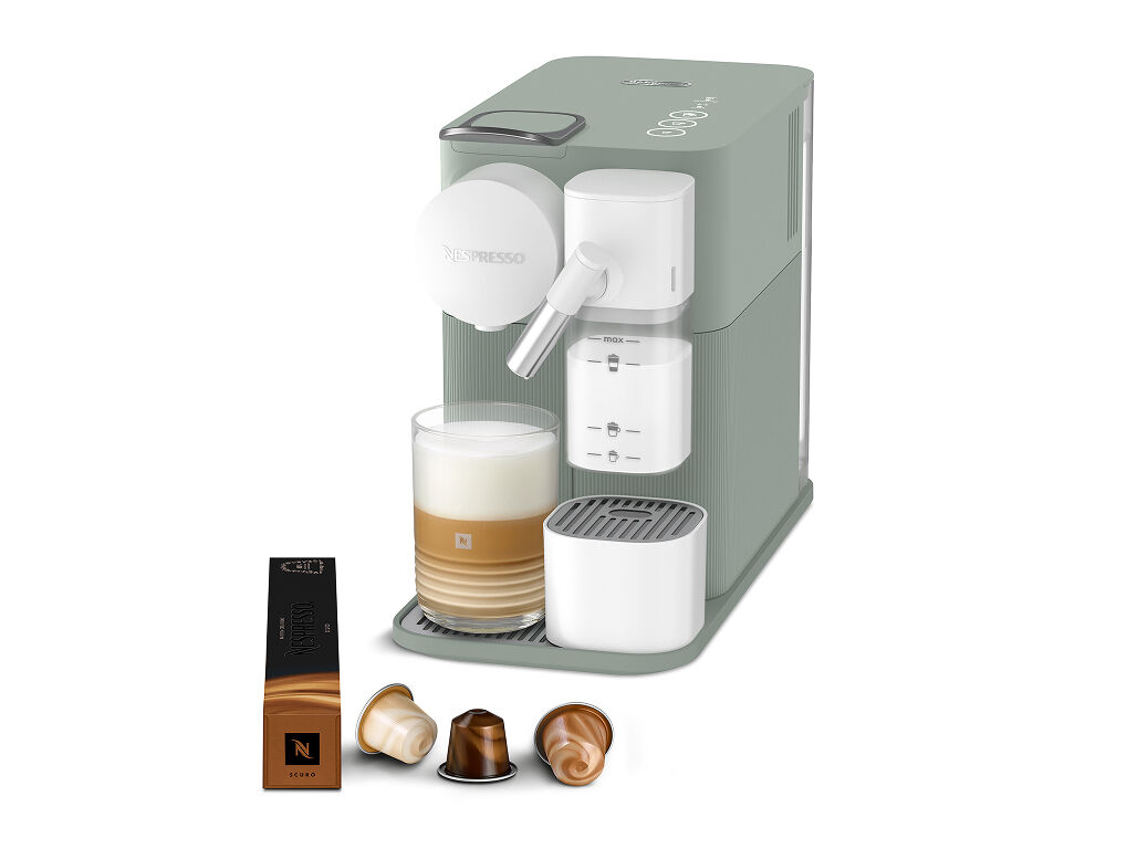 M&Aacute;QUINA DE CAF&Eacute; NESPRESSO DE'LONGHI LATTISSIMA ONE EN510.GR VERDE 19 BAR 1450W image number 0