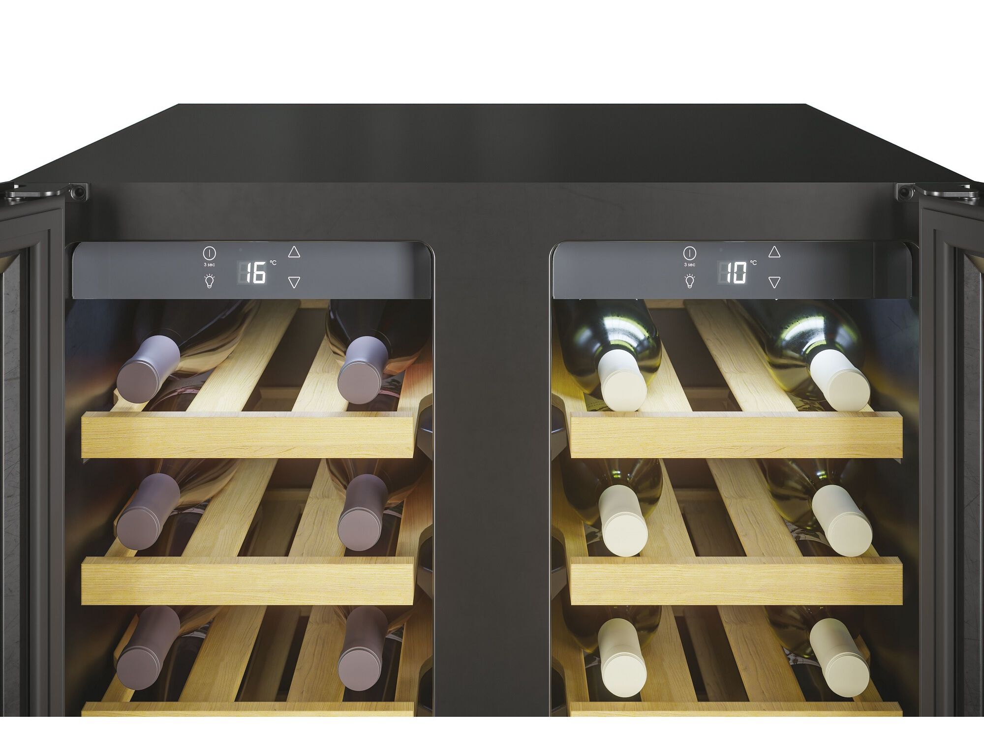 CAVE DE VINHOS CANDY CCVB 60D/1 (38 GARRAFAS - PRETO) image number 4