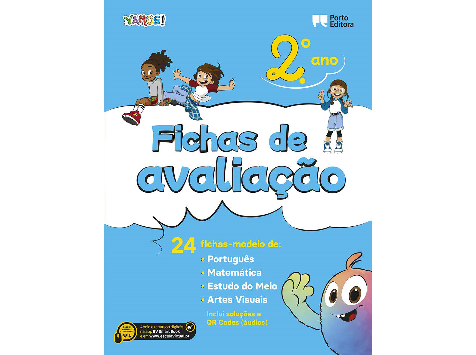 LIVRO VAMOS! - FICHAS DE AVALIA&Ccedil;&Atilde;O - 2.&ordm; ANO