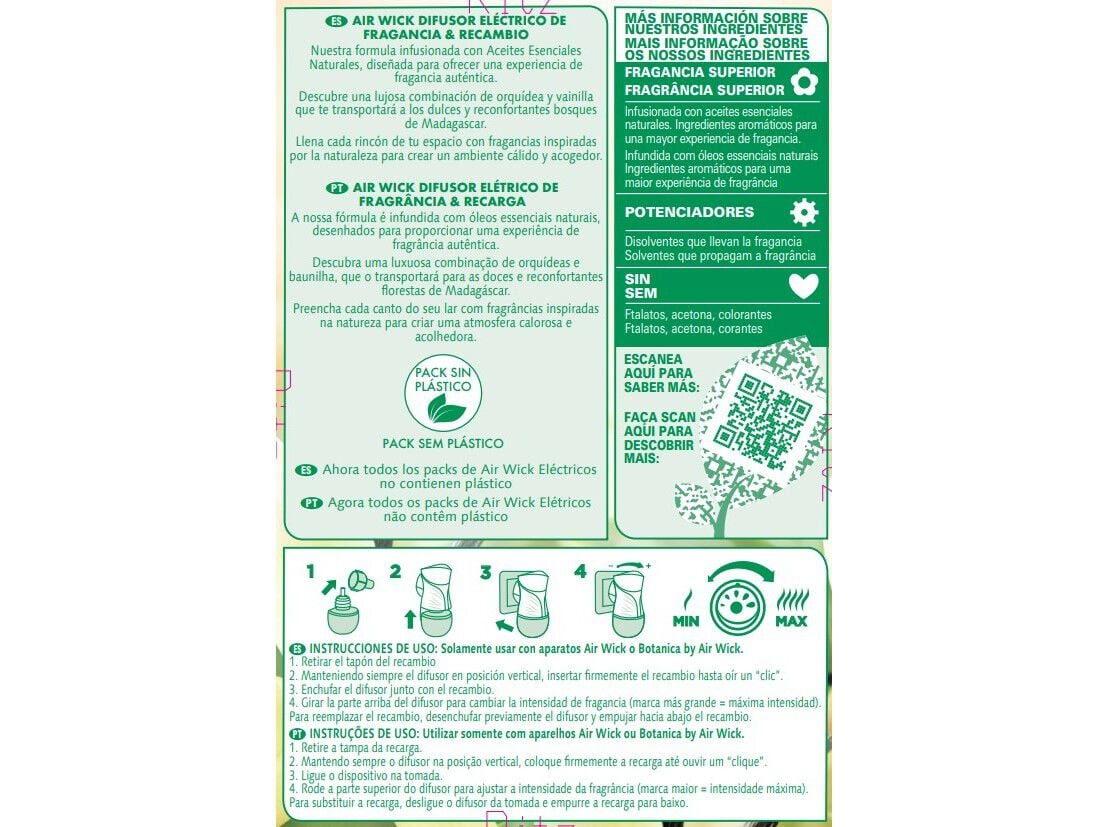 AMBIENTADOR EL&Eacute;TRICO AIRWICK APA BAUNILHA 19ML image number 1