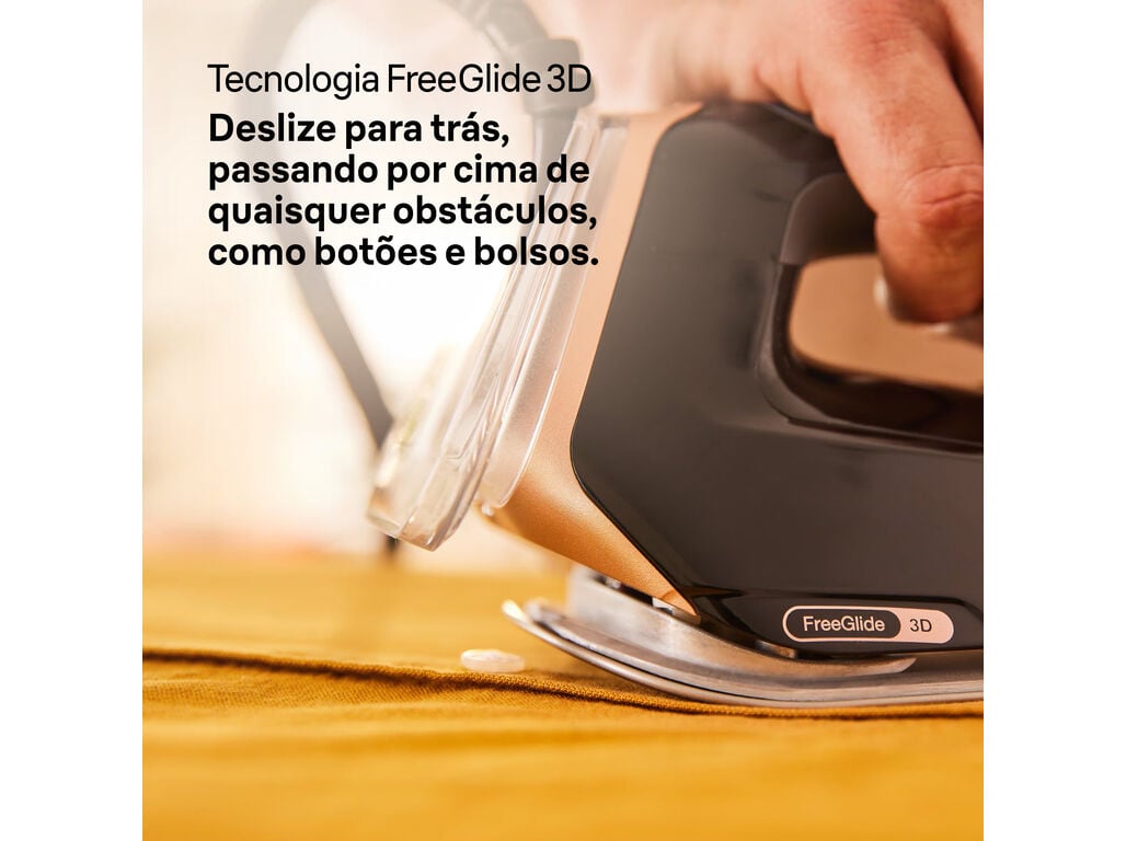 FERRO COM CALDEIRA BRAUN IS9090BK CARESTYLE 9 (PRESS&Atilde;O 9 BAR - 2700 W - JATO VAPOR 750 G/MIN) image number 5