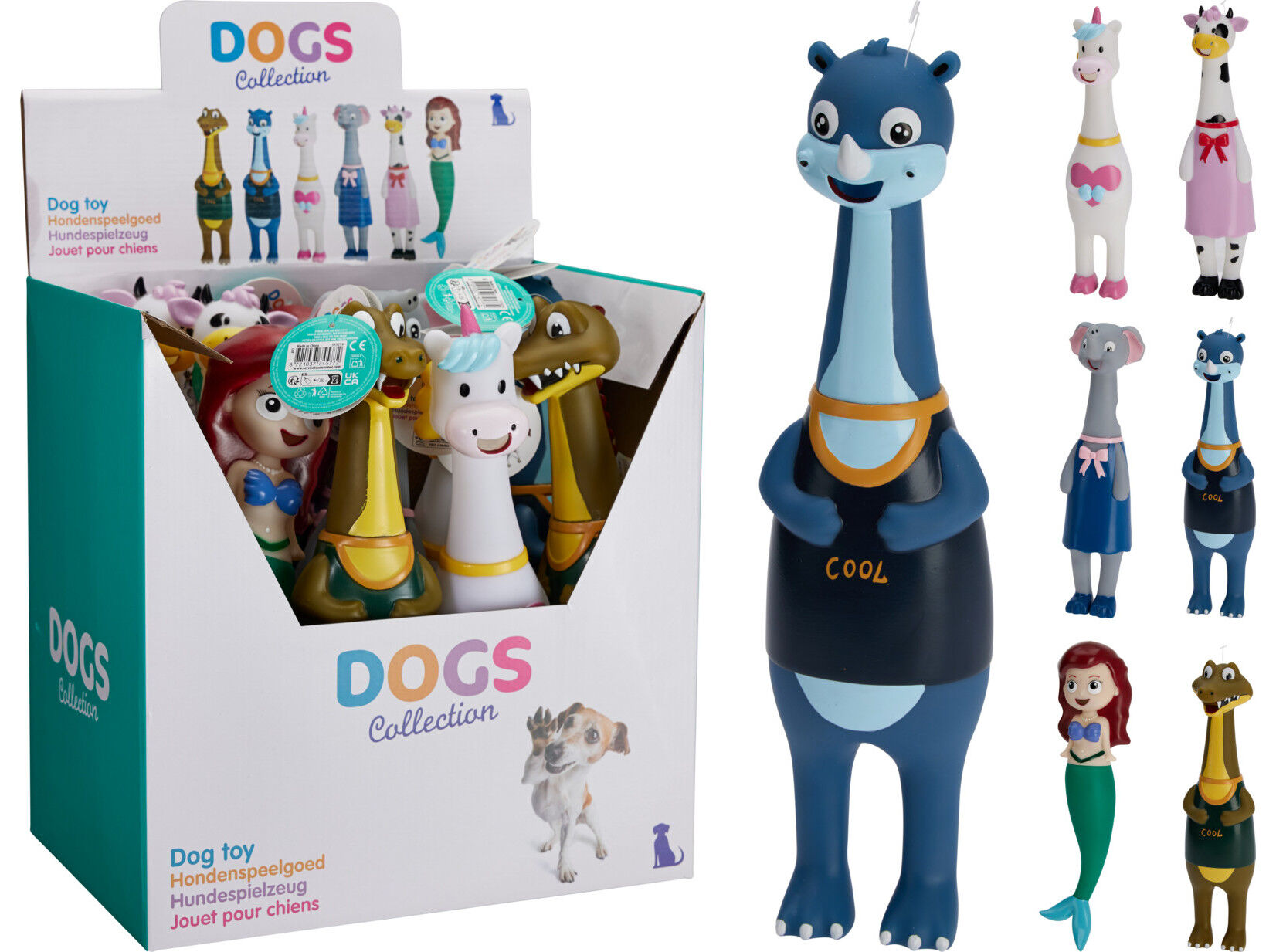 BRINQUEDO PARA C&Atilde;O DOGS COLLECTION VINIL FANTASIA 32CM MODELOS SORTIDOS image number 1