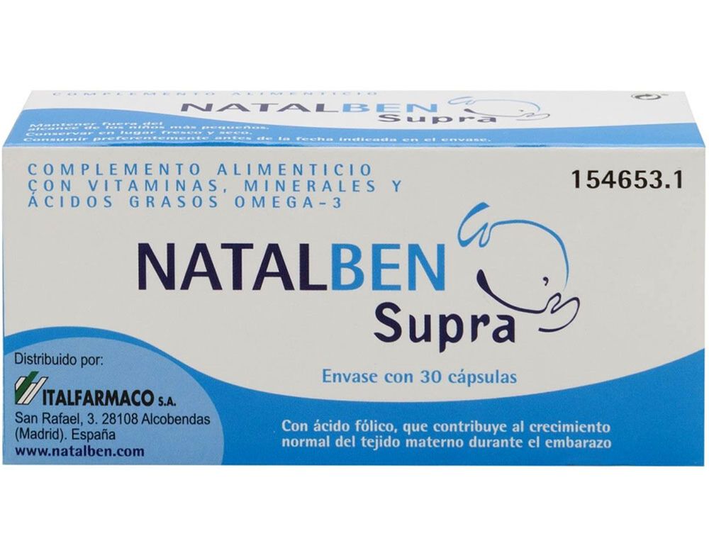 SUPLEMENTO NATALBEN SUPRA 30 CAPSULAS