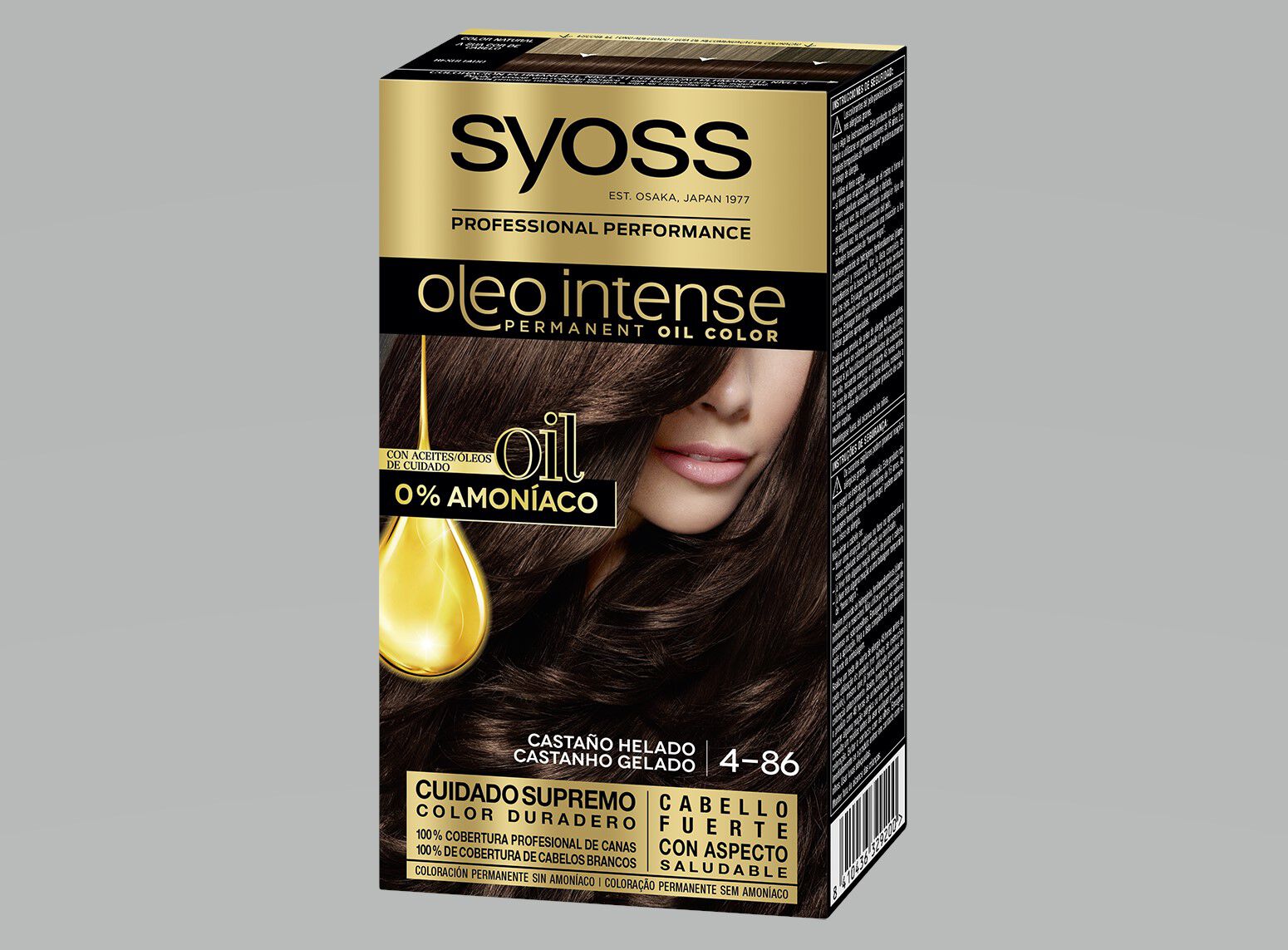 COLORA&Ccedil;&Atilde;O SYOSS &Oacute;LEO INTENSE 4-86 CASTANHO GELADO image number 2
