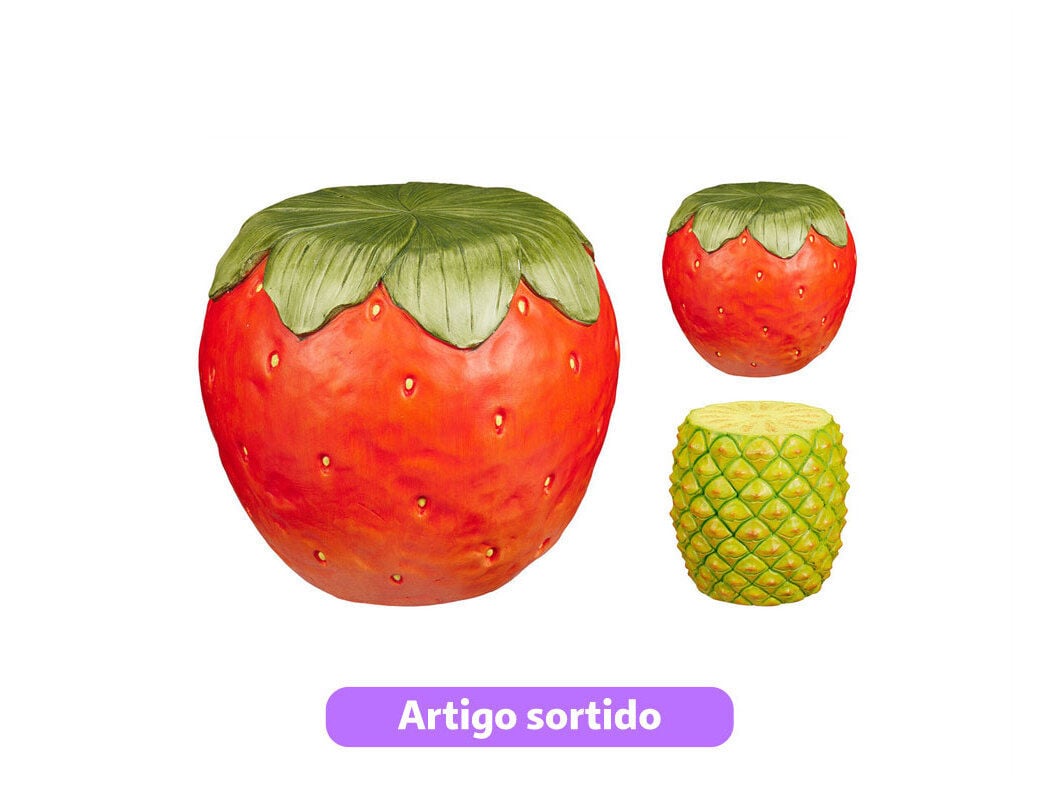 FRUTA DECORATIVA 31X31X31CM MODELOS SORTIDOS
