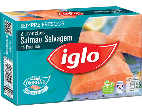 TRANCHES IGLO SALMÃO SELVAGEM 250G image number 0