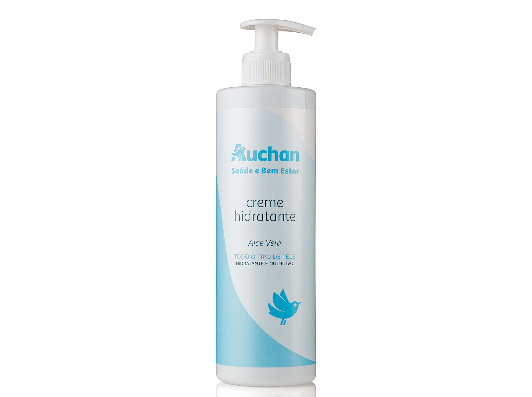 CREME CORPO AUCHAN SA&Uacute;DE E BEM ESTAR HIDRATANTE ALOE VERA 500ML