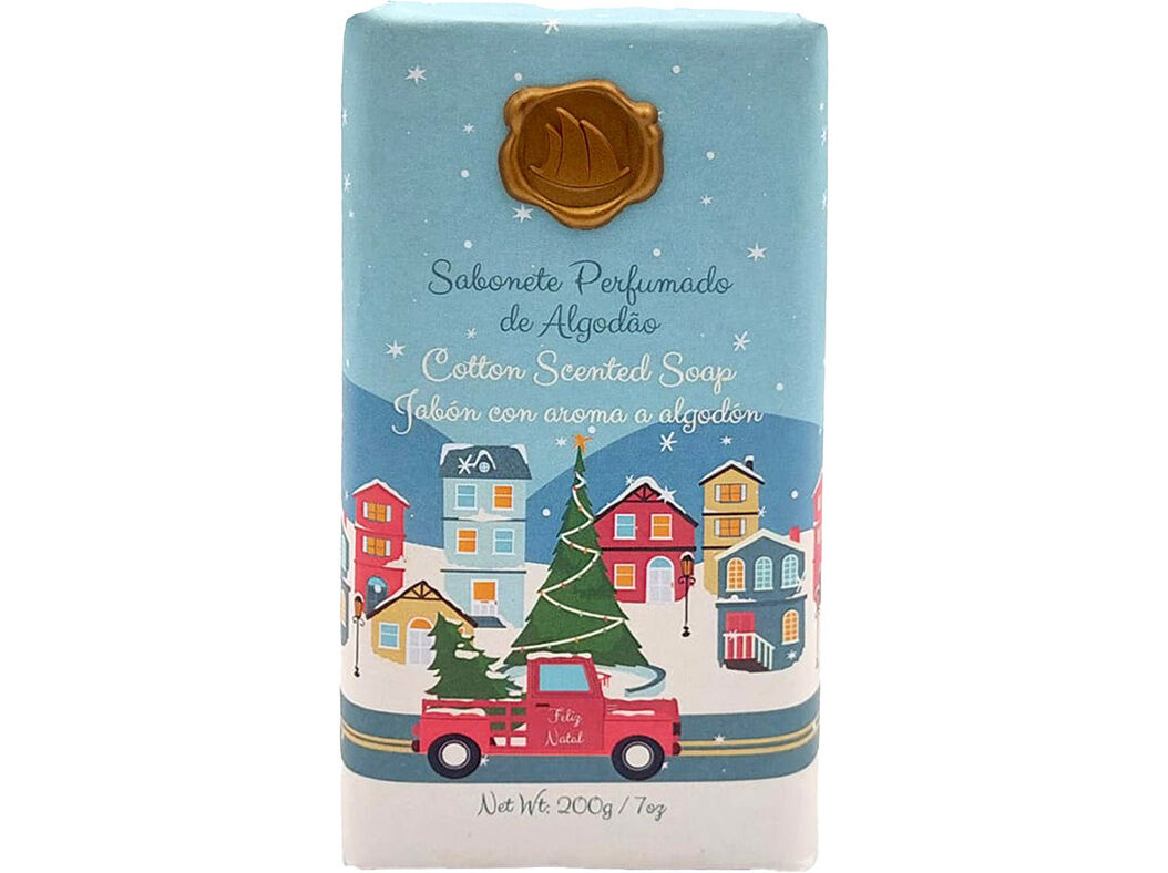 SABONETE ESS&Ecirc;NCIAS DE PORTUGAL NATAL ALGOD&Atilde;O 200G image number 0