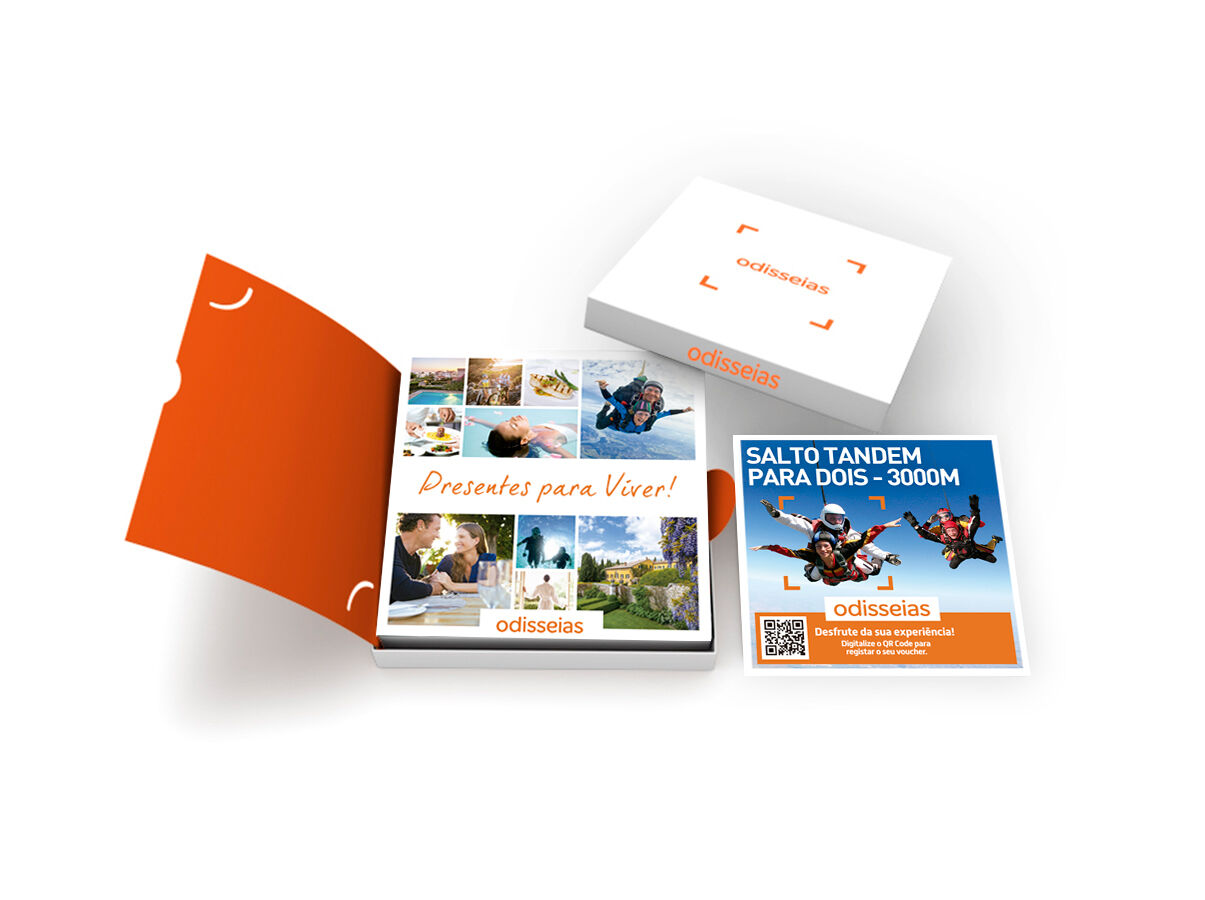 PACK ODISSEIAS SALTO TANDEM A 3.000 METROS PARA DUAS PESSOAS image number 1