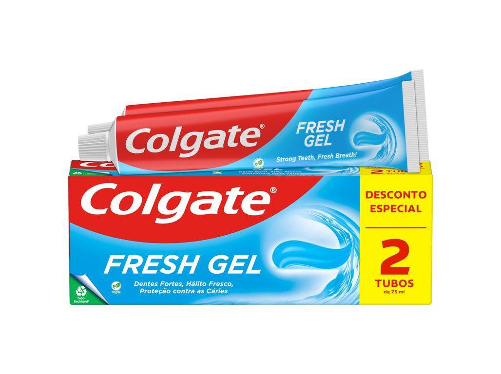 PASTA DENT&Iacute;FRICA COLGATE FRESH GEL 2X75ML