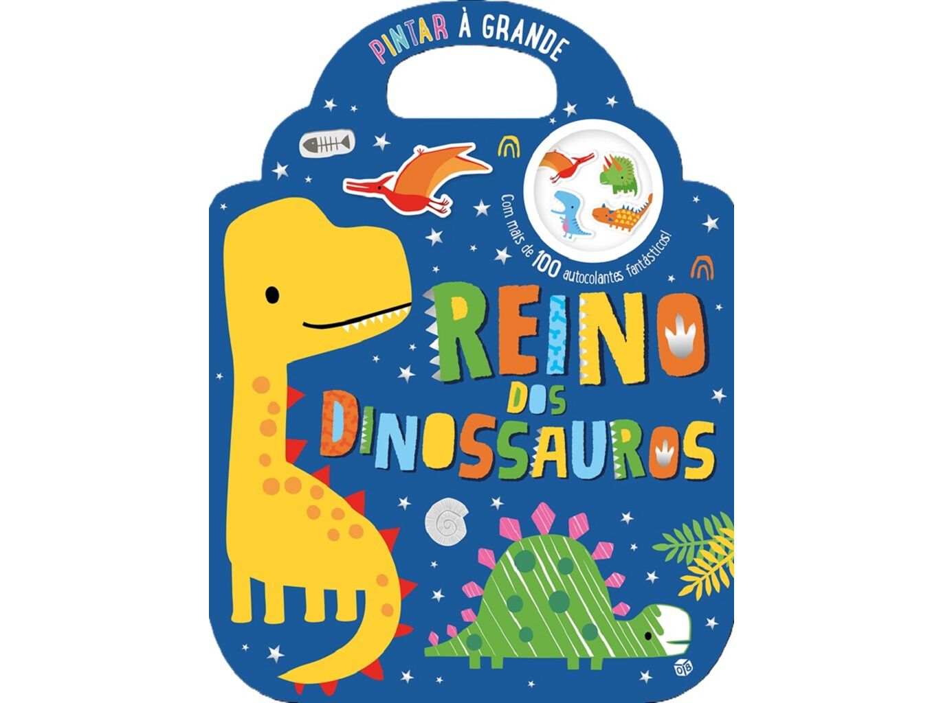 LIVRO PINTAR &Agrave; GRANDE - REINO DOS DINOSSAUROS image number 0