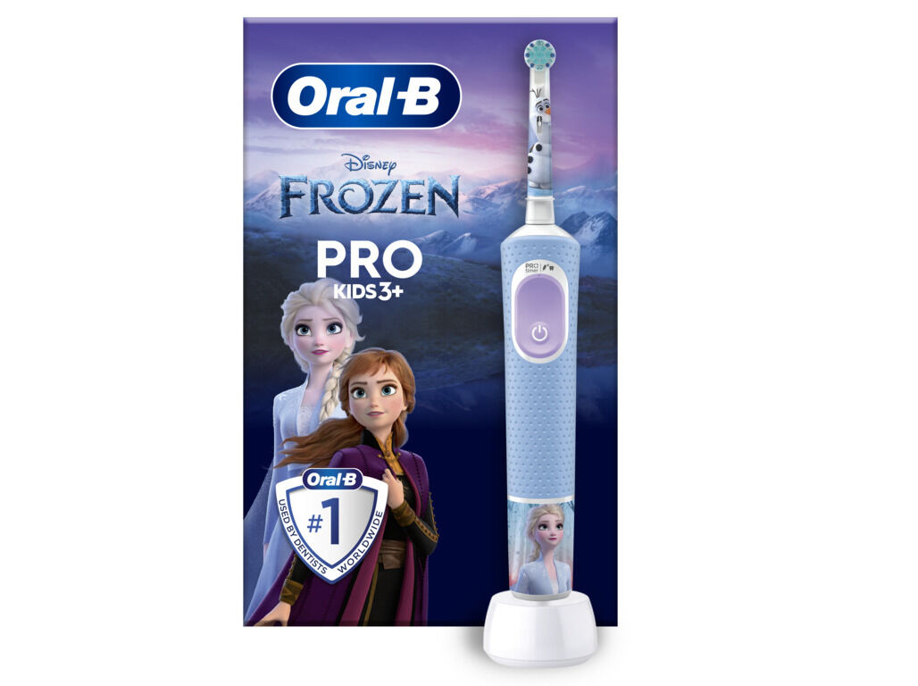 ESCOVA DENTES EL&Eacute;CTRICA ORAL-B VITALITY PRO KIDS 3+ FROZEN image number 0
