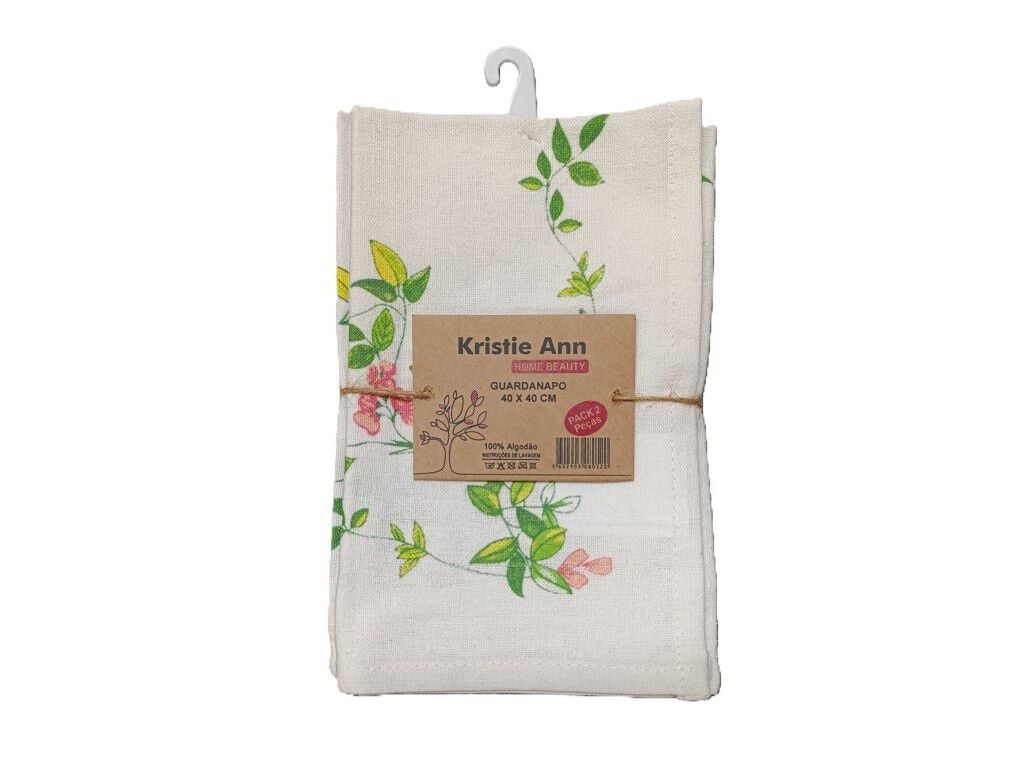 GUARDANAPO DAISY PACK 2 40X40