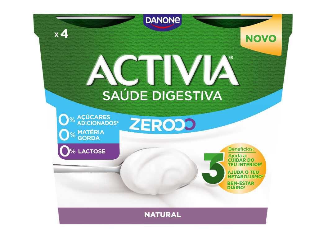 BIFIDUS ACTIVIA NATURAL 000% 4X120G image number 0