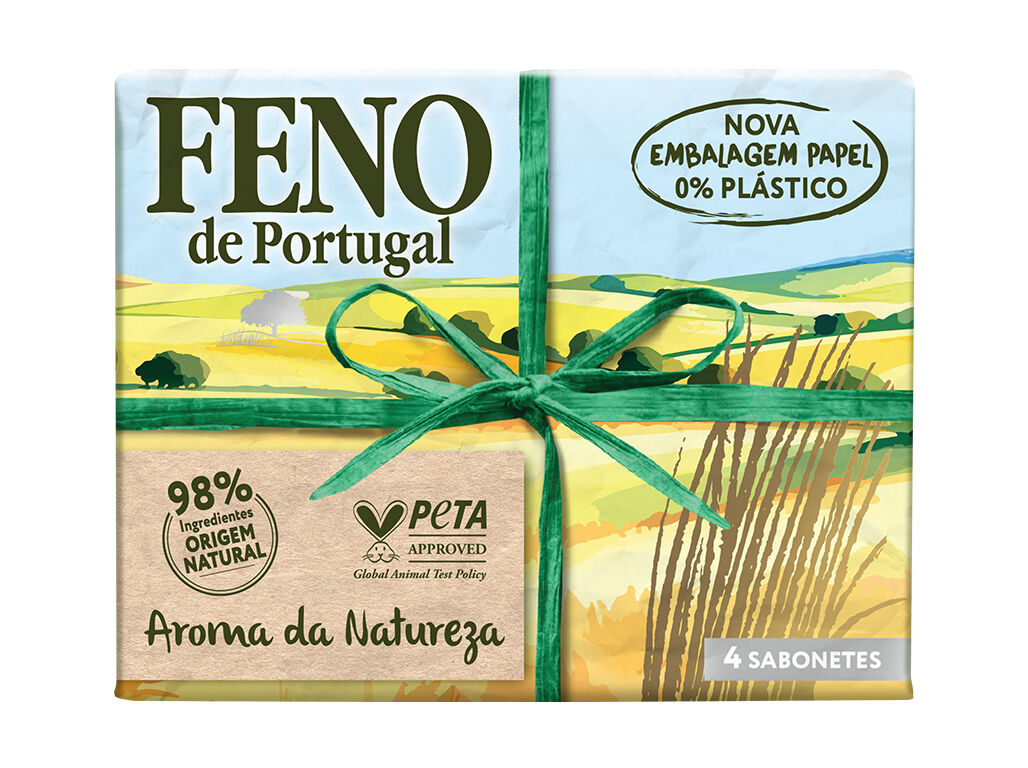 SABONETE S&Oacute;LIDO REGULAR FENO DE PORTUGAL 4X90 G