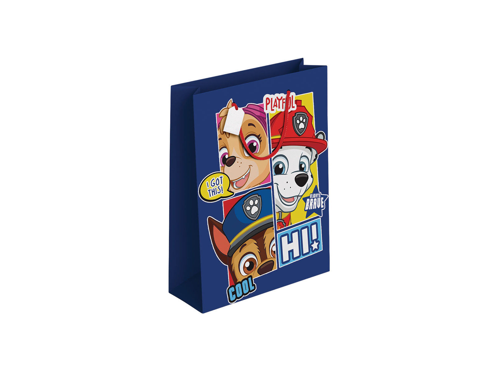 SACO EMBRULHO PAW PATROL PEQUENO 18X23X11CM image number 1