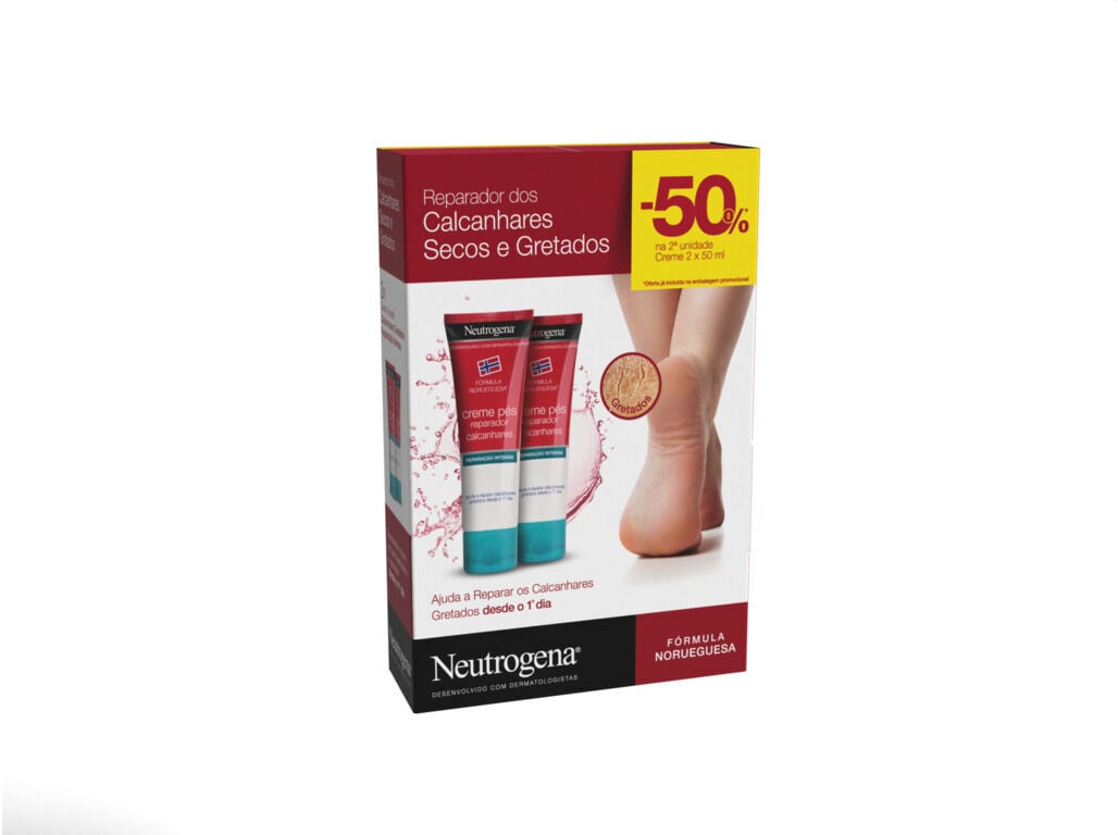 CREMES DE P&Eacute;S NEUTROGENA CALCANHARES GRETADOS 2X50 image number 0