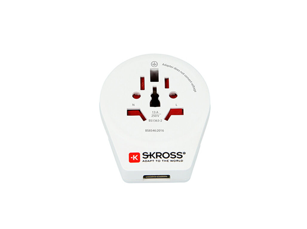 ADAPTADOR VIAGEM SKROSS 1.500266 WORLD - EUROPE