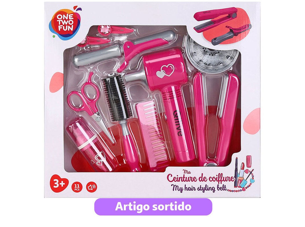 CONJUNTO DE CABELEIREIRO ONE TWO FUN MODELOS SORTIDOS image number 1