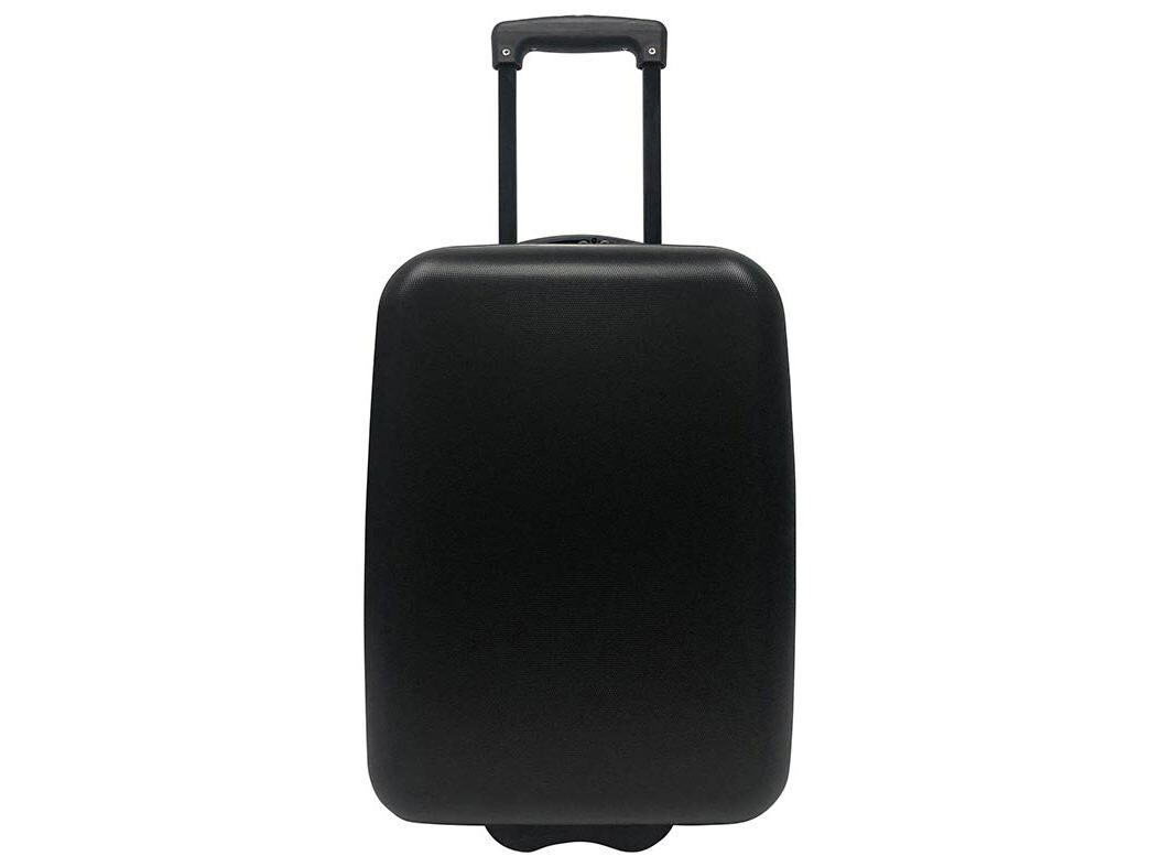 MALA DE CABINE R&Iacute;GIDA POLEGAR PRETO 2 RODAS 49CM