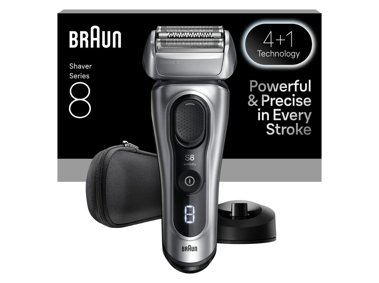 M&Aacute;QUINA BARBEAR BRAUN SHAVER S8 8617 S SILVER