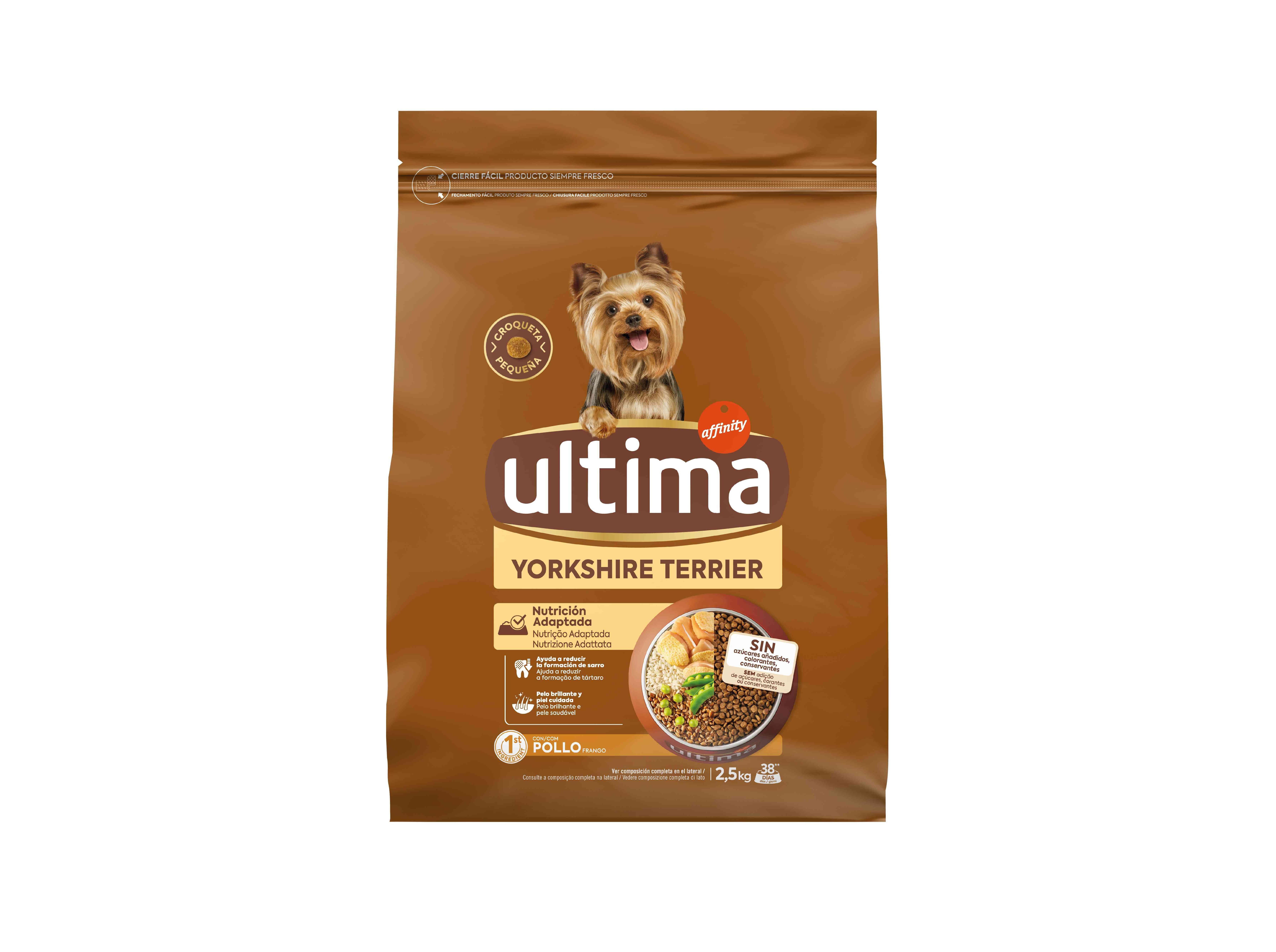 RA&Ccedil;&Atilde;O PARA C&Atilde;O ULTIMA MINI YORKSHIRE TERRIER 2.5KG image number 0