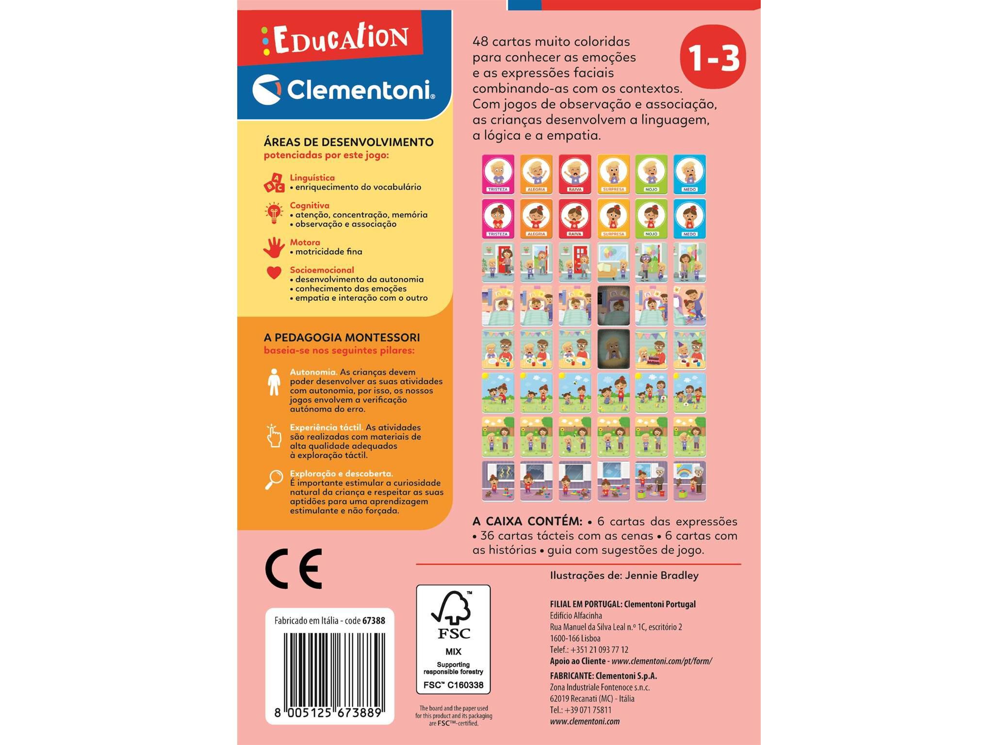 BABY MONTESSORI CARAS EMO&Ccedil;&Otilde;ES CLEMENTONI image number 1