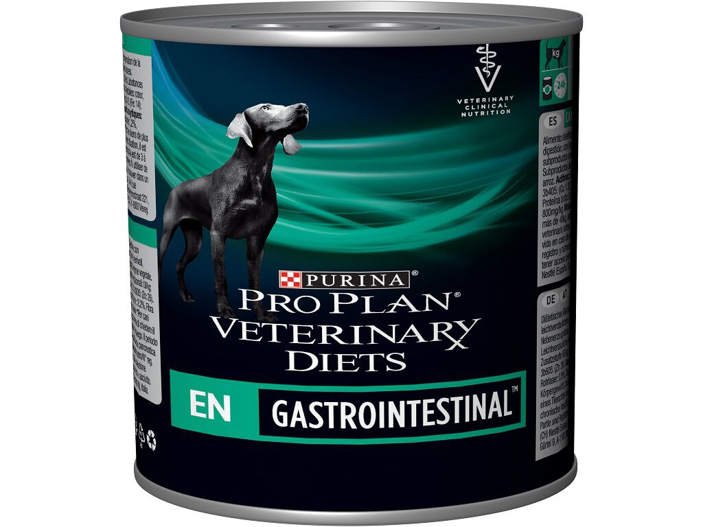 COMIDA H&Uacute;MIDA VET PRO PLAN C&Atilde;O EN GASTROINTESTINAL 400G