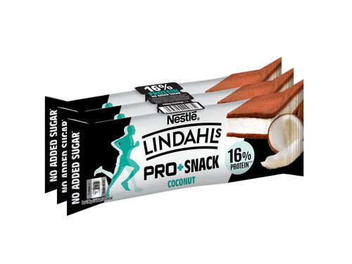 SNACK PROTEICO LINDAHLS COCO 3X40G image number 0