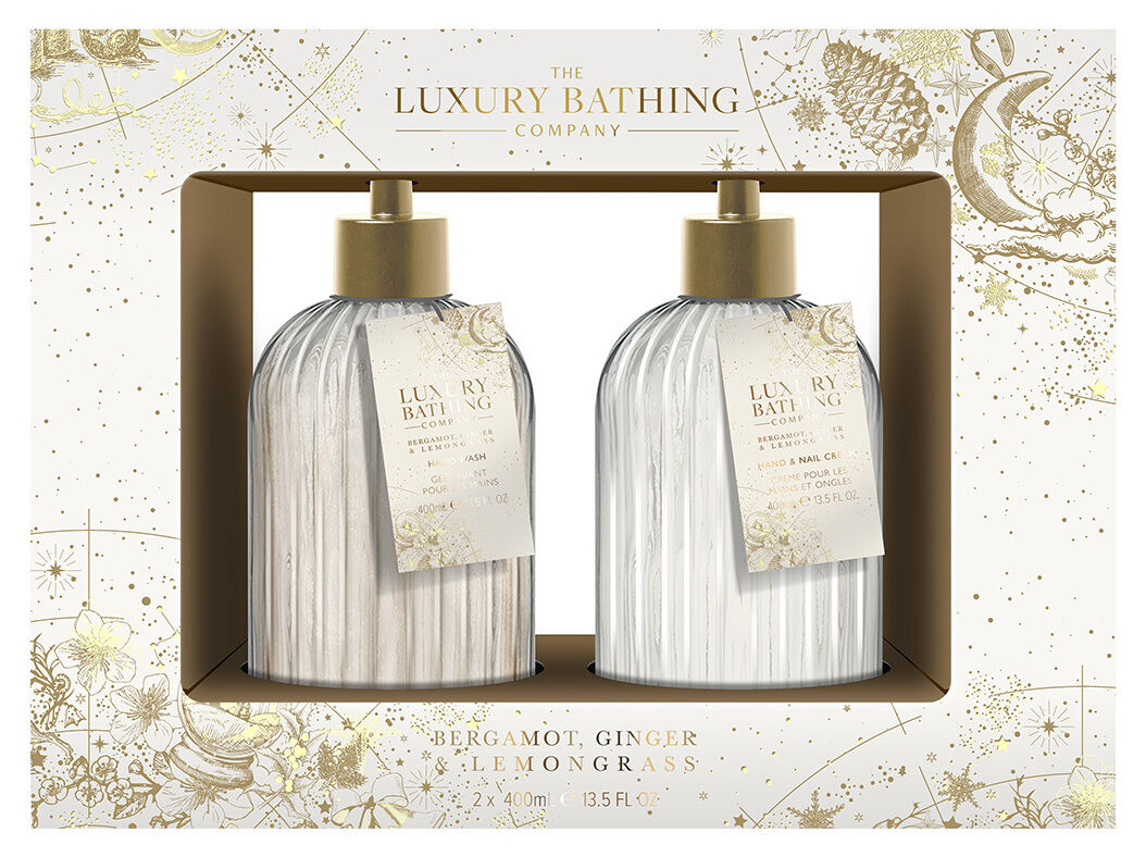 CONJUNTO THE LUXURY BATHING HEAVENLY HANDS 2X400ML image number 0