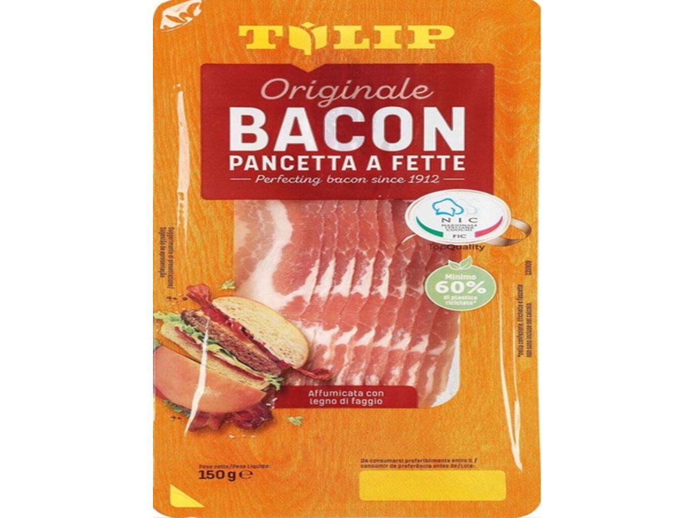 BACON TULIP PANCETTA 150G image number 0