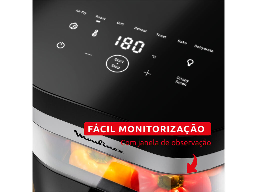 FRITADEIRA AIR FRYER MOULINEX EASY FRY INFRARED XXL EZ8328F0 - 1 CUBA 7L image number 3