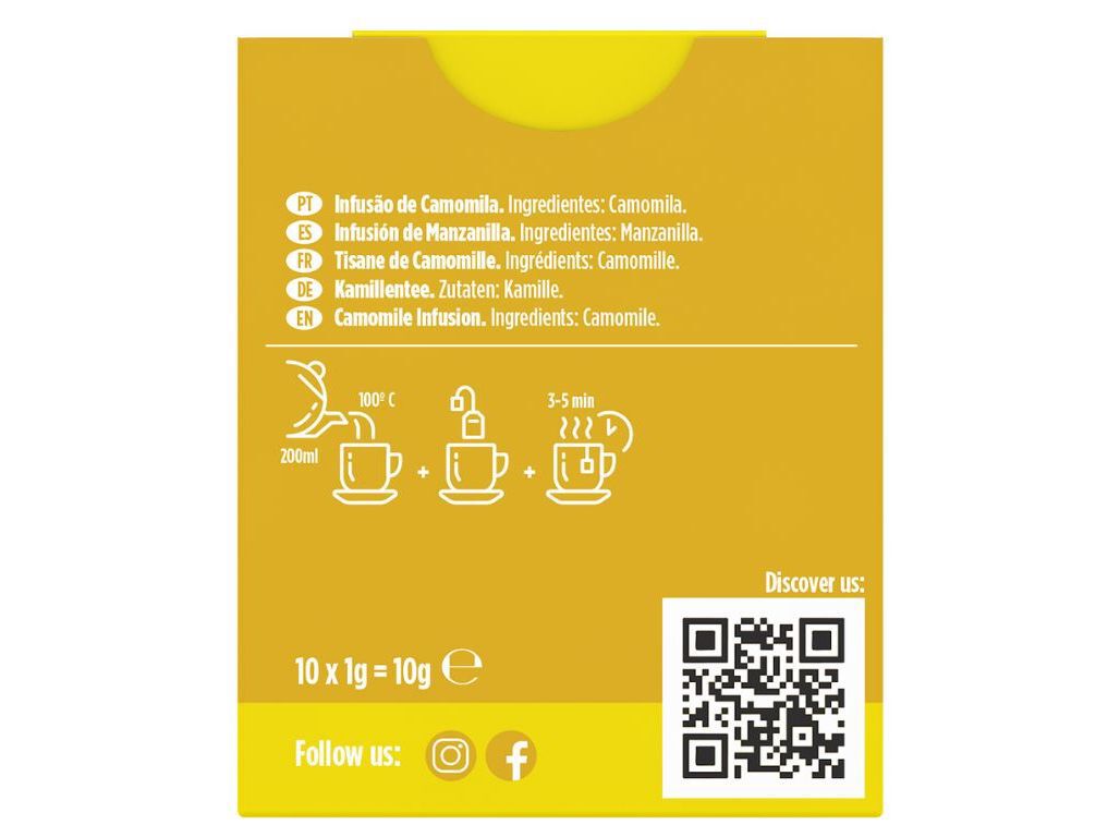 INFUS&Atilde;O TETLEY CAMOMILA 10 SAQUETAS image number 1