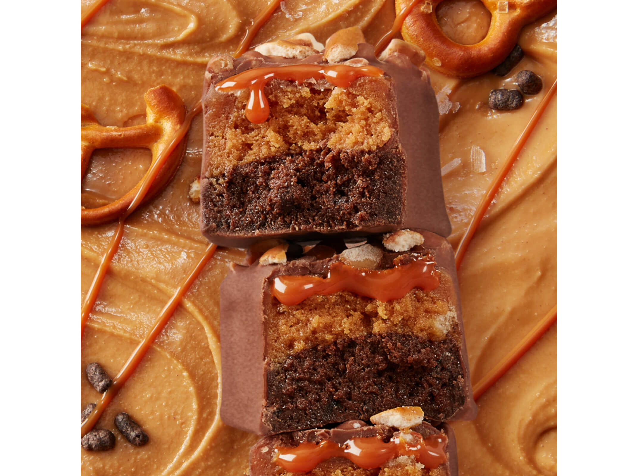 BARRA MYPROTEIN LAYERED PEANUT PRETZEL 60G image number 1