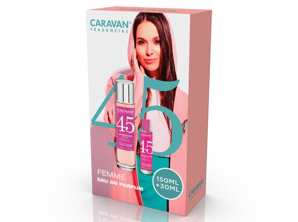 CONJUNTO EAU DE PARFUM CARAVAN N&ordm;45 150+30ML image number 0