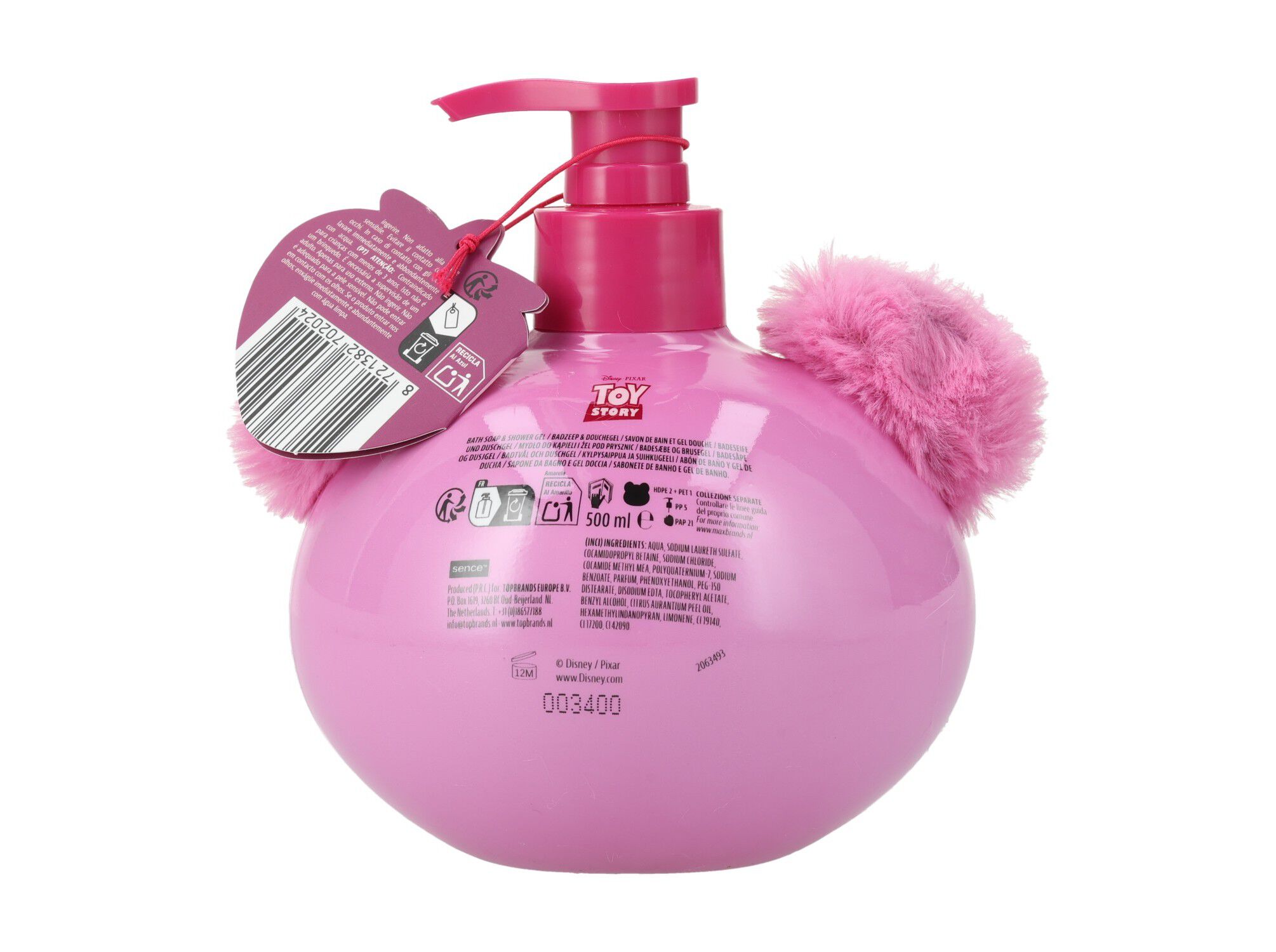 GEL DE BANHO CRIAN&Ccedil;A SENCE DISNEY TOY STORY LOTSO 500 ML image number 2