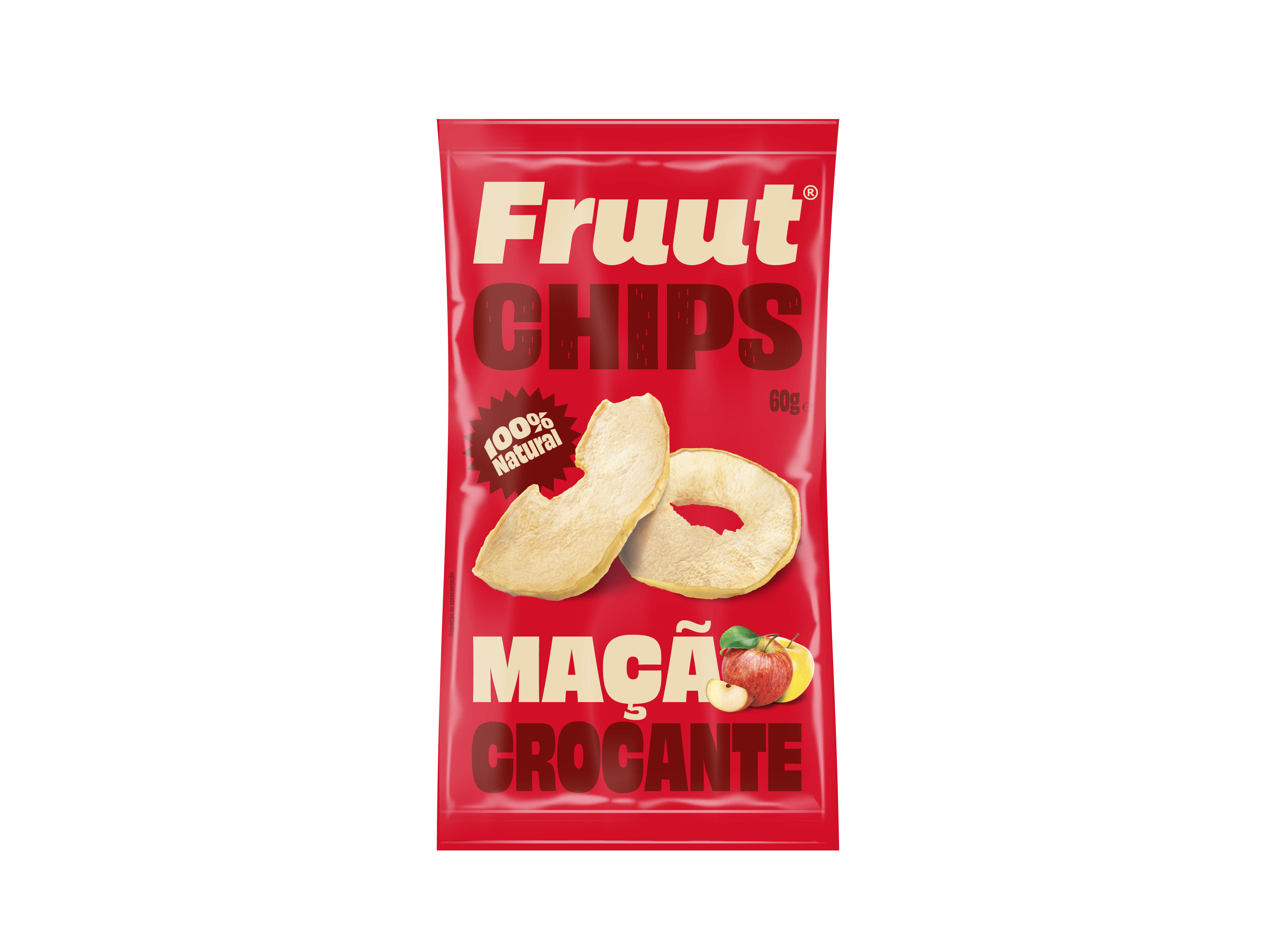 SNACK FRUUT MA&Ccedil;A VERMELHO DOCE SEM A&Ccedil;&Uacute;CAR 60G image number 1