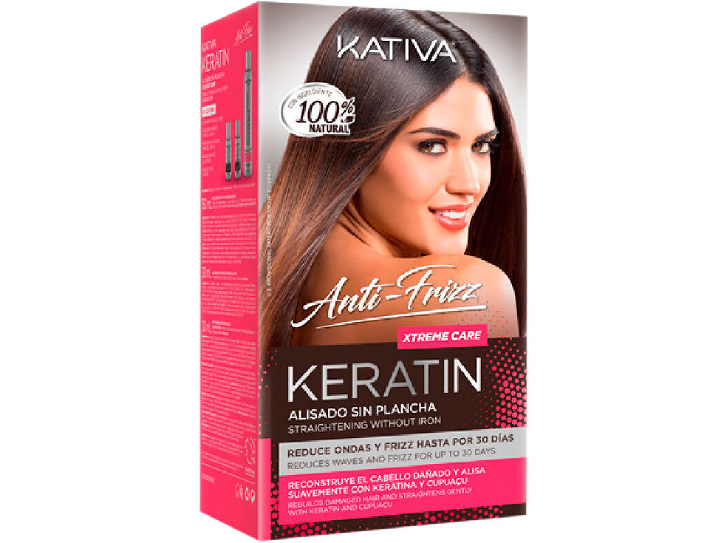 TRATAMENTO ALISADOR KATIVA QUERATINA ANTI-FRIZZ XTR 210ML image number 0