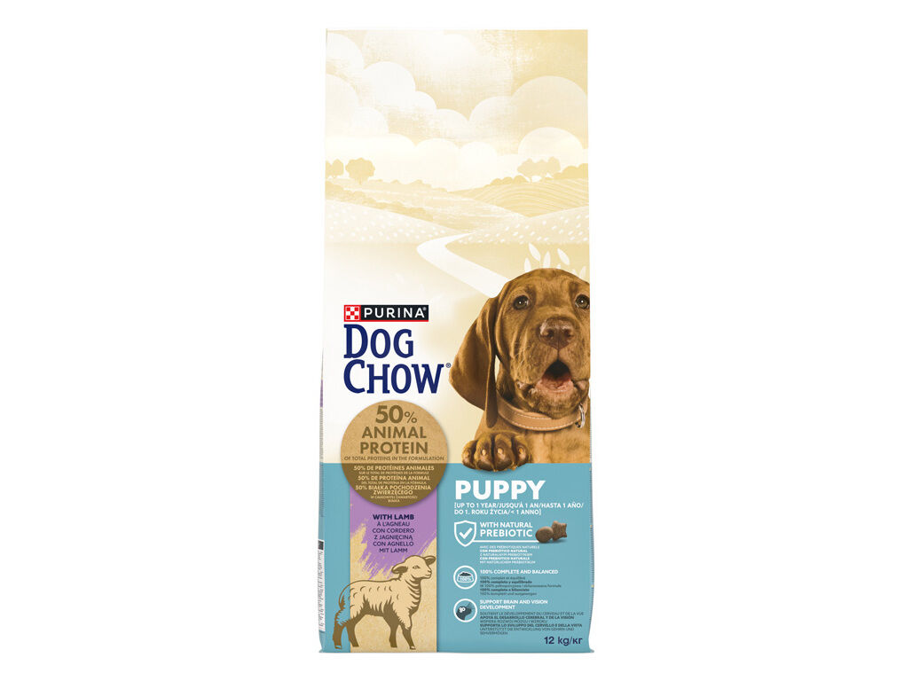RA&Ccedil;&Atilde;O PARA C&Atilde;O J&Uacute;NIOR DOG CHOW BORREGO 12KG image number 1