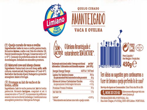 QUEIJO LIMIANO MISTURA 450 G image number 1
