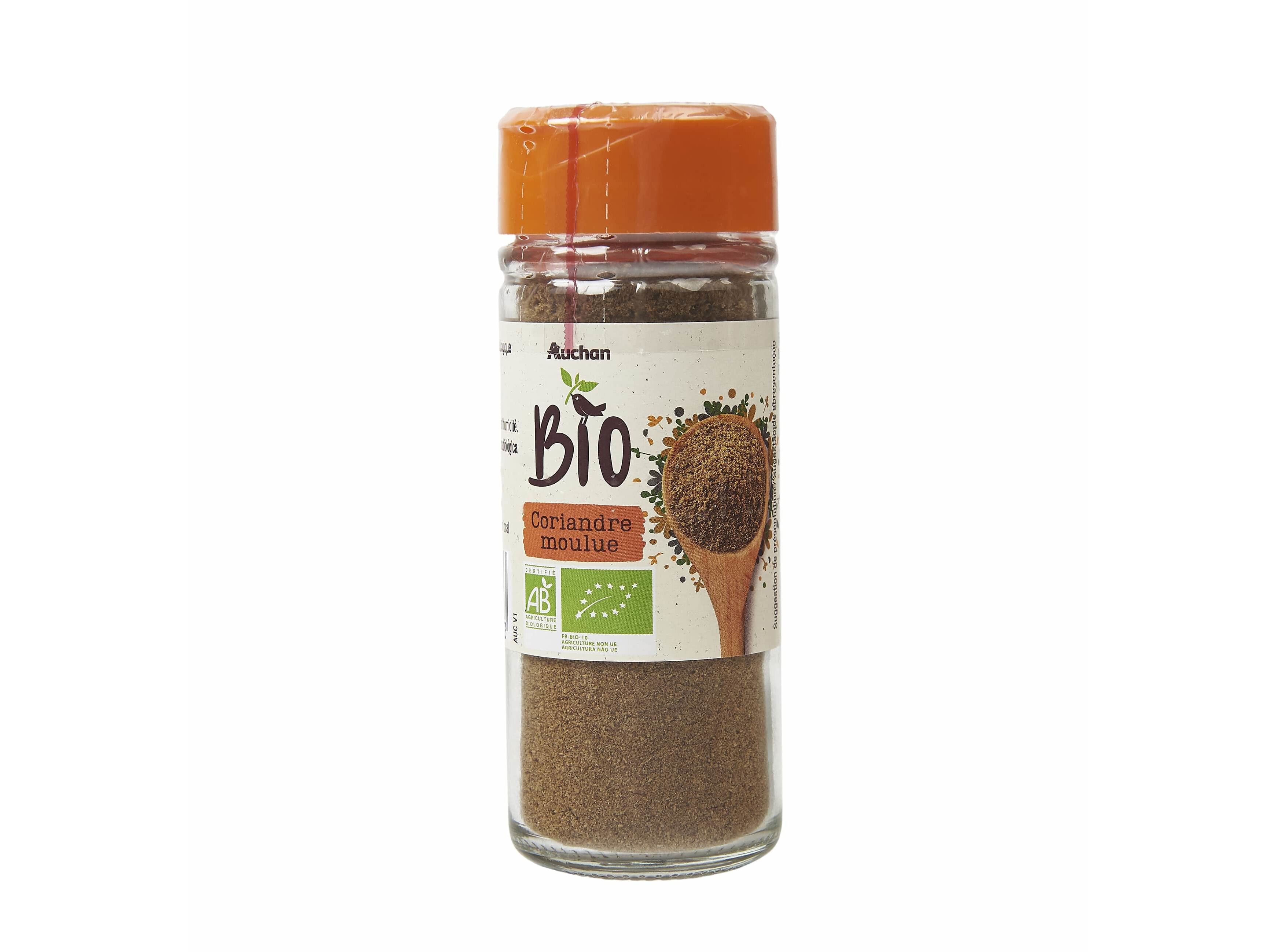 COENTROS AUCHAN BIO MO&Iacute;DOS FRASCO 32G