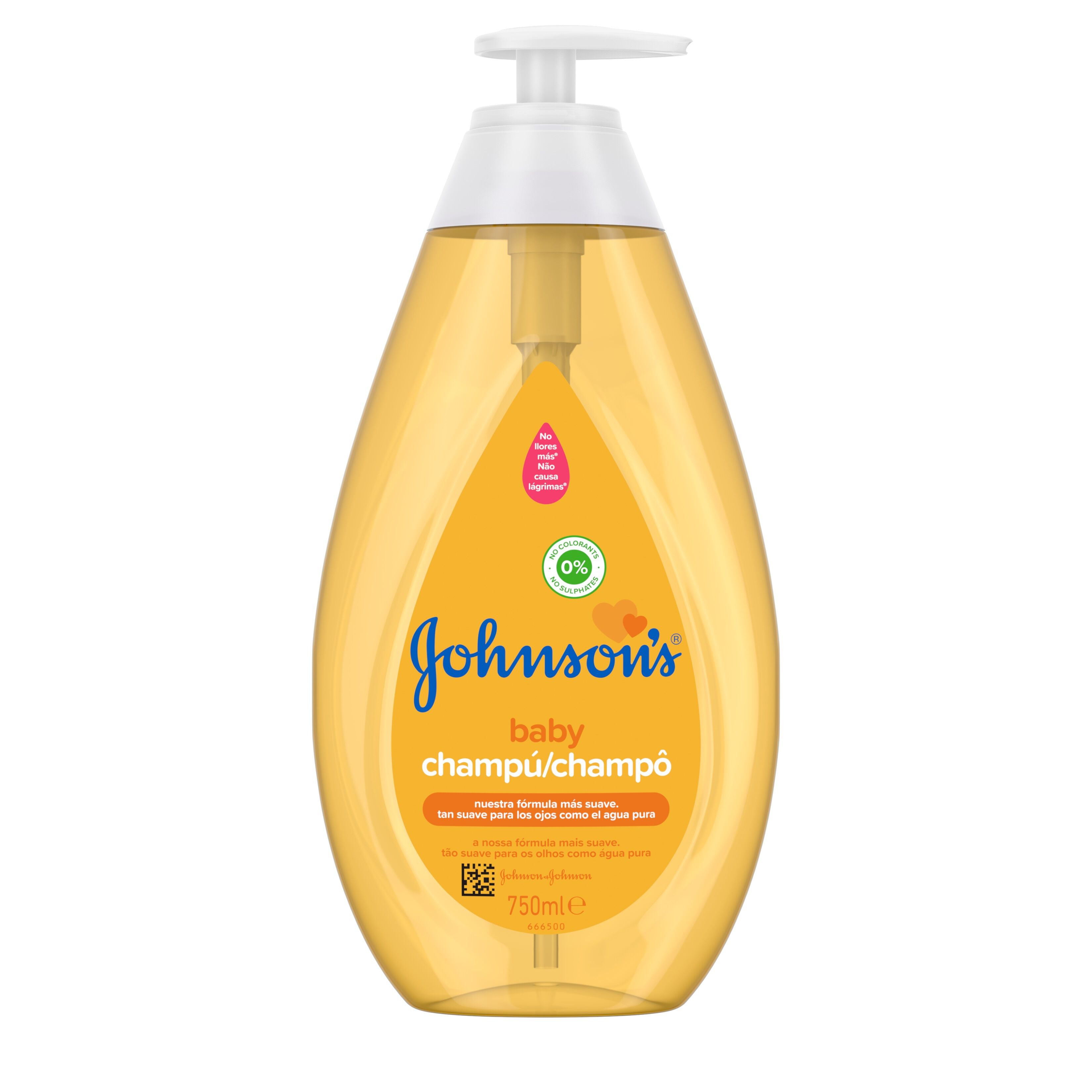 CHAMP&Ocirc; JOHNSON'S BABY SUAVE: PUMP 750ML